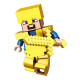 Конструктор Minecraft SJ82006 Набір фігурок персонажів 16 шт 205 деталей Майнкрафт MineWorld My World