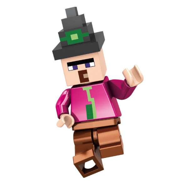 Конструктор Minecraft SJ82006 Набір фігурок персонажів 16 шт 205 деталей Майнкрафт MineWorld My World