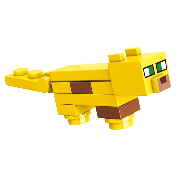Конструктор Minecraft SJ82006 Набір фігурок персонажів 16 шт 205 деталей Майнкрафт MineWorld My World