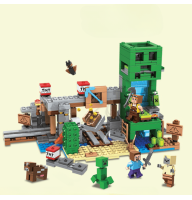 Конструктор Minecraft АА8010 Шахта Кріпера 634 деталі Майнкрафт MineWorld My World