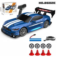 Машинка для дрифта на радіокеруванні 1:24 Ford Mustang 4WD синя