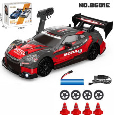 Машинка для дрифта на радіокеруванні 1:24 Nissan GT-R 4WD червона