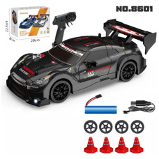 Машинка для дрифта на радіокеруванні 1:24 Nissan GT-R 4WD чорний