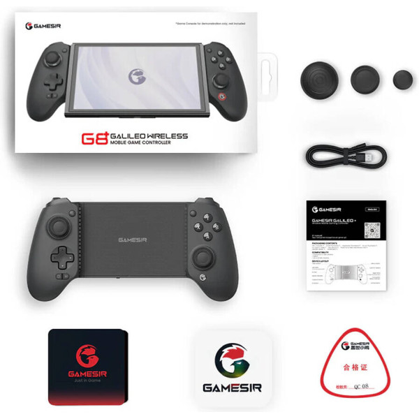 Мобільний бездротовий геймпад GameSir G8 Plus для ПК Switch iOS Android та планшетів чорний