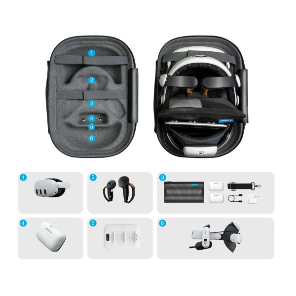 Кейс чохол BOBOVR C3 Carrying Case для Meta Quest 3/3s та BOBOVR S3 Pro сумка