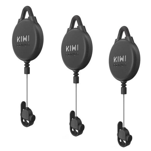 Підвісна система шківів KIWI V2 VR для проводу кабелю 3шт чорна