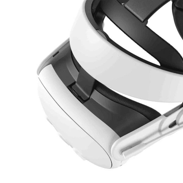Кріплення Kiwi Design H4 Boost Battery Halo Head Strap з акумулятором 5300 мАг для Quest 3/3S білий