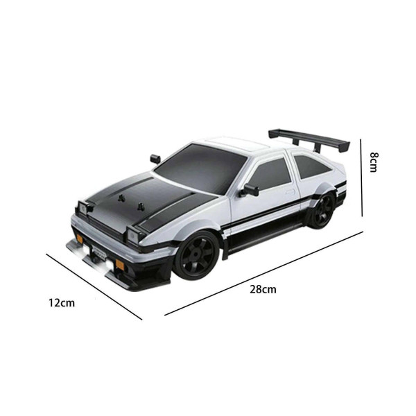 Машинка для дрифта на радіокеруванні 1:16 Toyota AE86 4WD біла