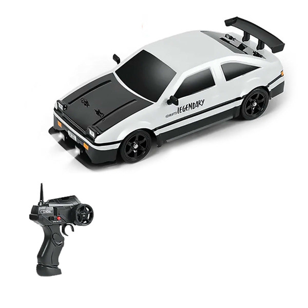 Машинка для дрифта на радіокеруванні 1:16 Toyota AE86 4WD біла