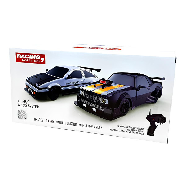 Машинка для дрифта на радіокеруванні 1:16 Ford Mustang 4WD чорний