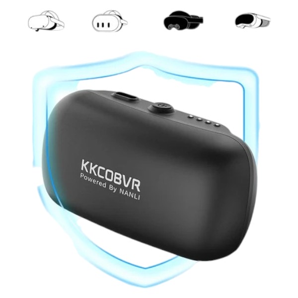 Змінний акумулятор KKCOBVR P2 10000 мАг для Q3PRO Q2PRO чорний