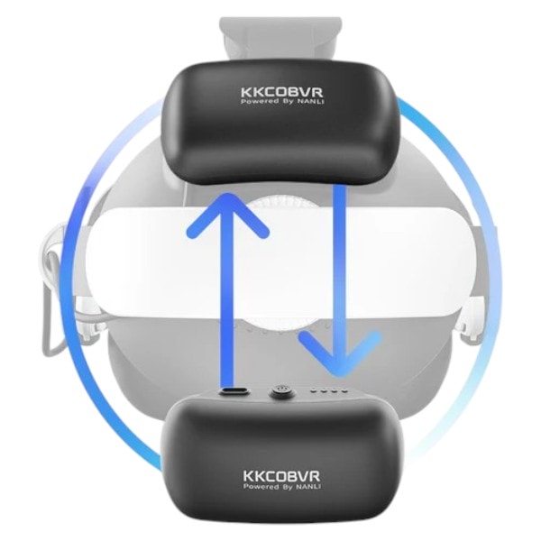 Змінний акумулятор KKCOBVR P2 10000 мАг для Q3PRO Q2PRO чорний
