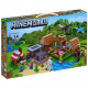 Конструктор Minecraft 938 деталей AA8002 Пригоди у селищі Майнкрафт MineWorld My World