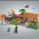 Конструктор Minecraft 938 деталей AA8002 Пригоди у селищі Майнкрафт MineWorld My World
