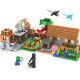 Конструктор Minecraft 938 деталей AA8002 Пригоди у селищі Майнкрафт MineWorld My World