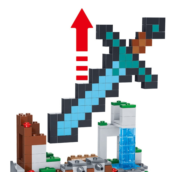 Конструктор Minecraft АА8003 Застава меча з фігурками 359 деталей Майнкрафт MineWorld My World