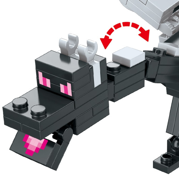 Конструктор Minecraft АА8008 Острів дракона з міні фігурками 475 деталей Майнкрафт MineWorld My World