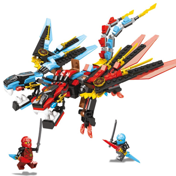 Конструктор HY6604 Дракон двох стихій 320 деталей Ninjago Ниндзяго
