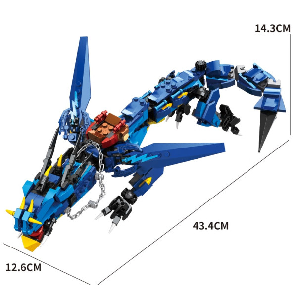 Конструктор HY6605 Дракон Буревісник 503 деталей Ninjago Ниндзяго
