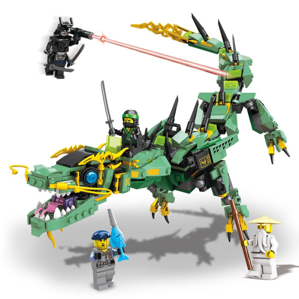 Конструктор HY6606 Механічний дракон Зеленого ніндзя 507 деталей Ninjago Ниндзяго