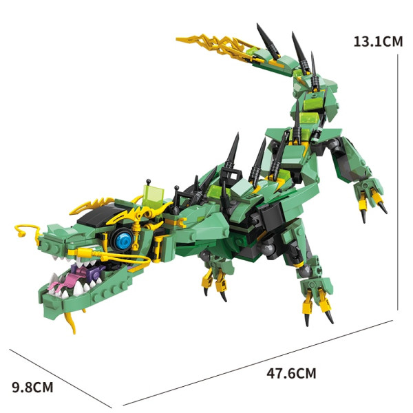 Конструктор HY6606 Механічний дракон Зеленого ніндзя 507 деталей Ninjago Ниндзяго