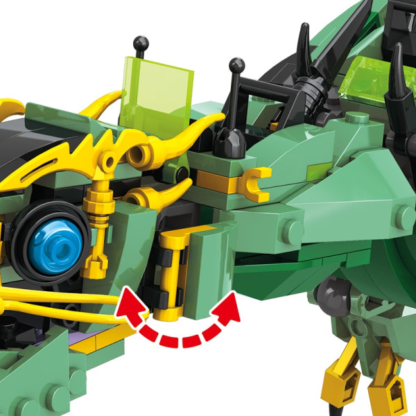 Конструктор HY6606 Механічний дракон Зеленого ніндзя 507 деталей Ninjago Ниндзяго