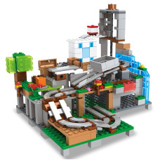 Конструктор Minecraft 587 деталей SJ82003 Гірська печера Майнкрафт MineWorld My World