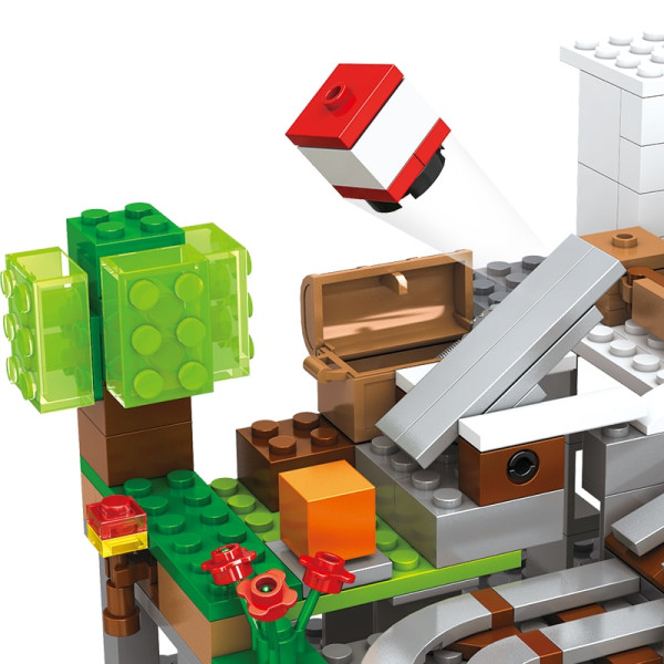 Конструктор Minecraft 587 деталей SJ82003 Гірська печера Майнкрафт MineWorld My World