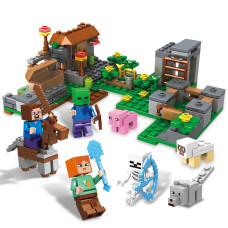 Конструктор Minecraft SJ82004 Лісова схованка 233 деталей Майнкрафт MineWorld My World