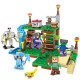 Конструктор Minecraft SJ82007 Битва на скелі 231 деталей Майнкрафт MineWorld My World
