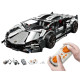 Конструктор спорткар на радіокеруванні Technic Lamborghini з моторами та підсвіткою 1314 деталей сірий