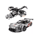 Конструктор 2 в 1 Technic Porsche 911 та літальний апарат 1861 деталей білий