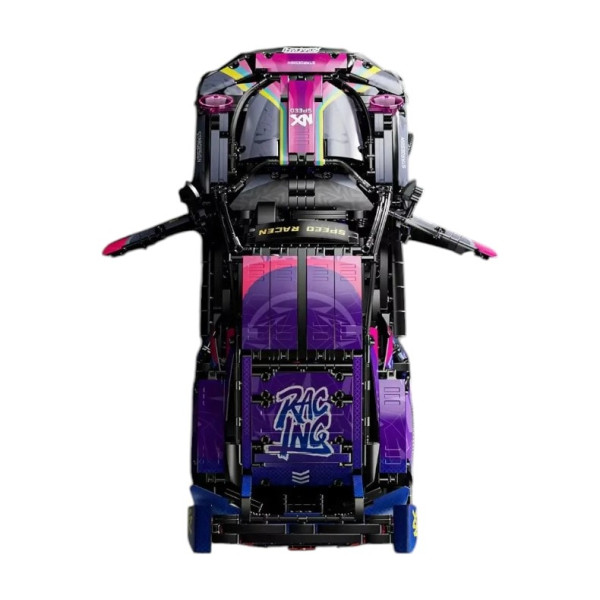 Конструктор спорткар Technic Porsche 911 кіберпанк 1:14 1116 деталей фіолетовий