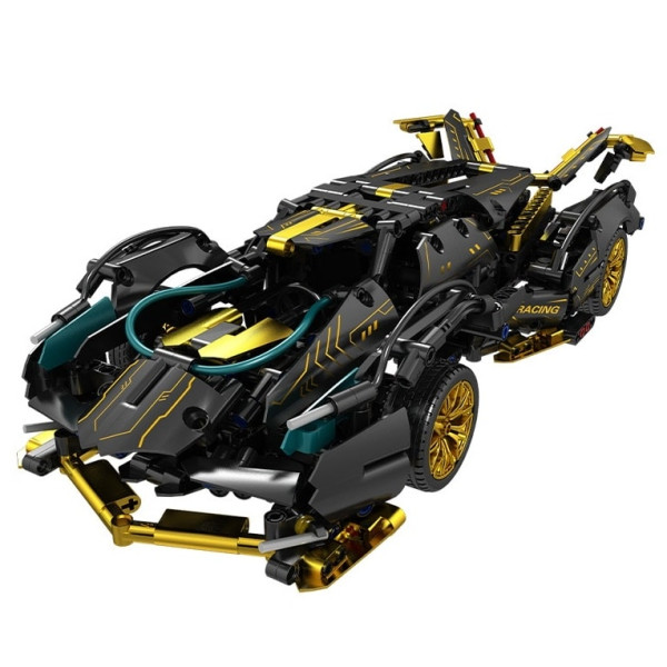 Конструктор на радіокеруванні Technic Racing V12 1:14 з моторами та підсвіткою 1200 деталей