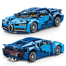 Конструктор суперкара Technic Bugatti Chiron 1:14 1037 деталей синій