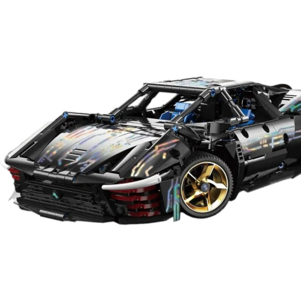 Конструктор спорткара Technic Ferrari Cyberpunk 1:14 1272 деталей чорний