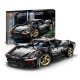 Конструктор спорткара Technic Ferrari Cyberpunk 1:14 1272 деталей чорний