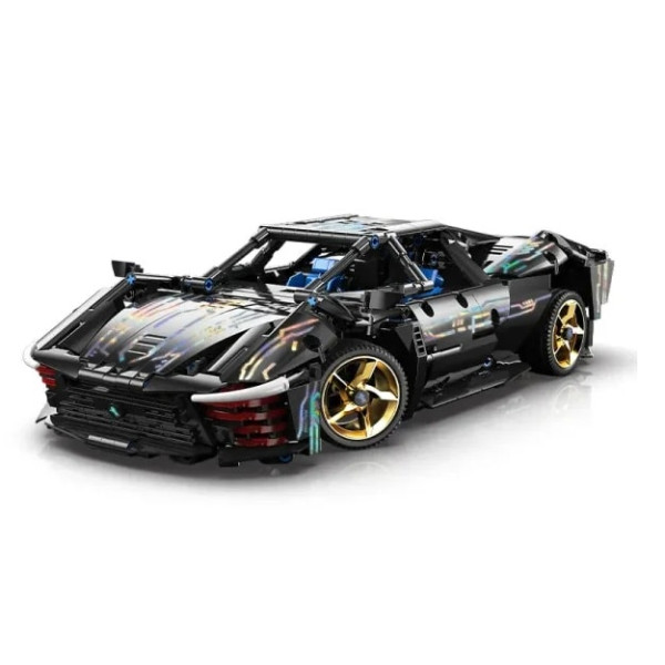 Конструктор спорткара Technic Ferrari Cyberpunk 1:14 1272 деталей чорний