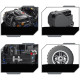 Конструктор позашляховика Technic Hummer 1:14 909 деталей чорний