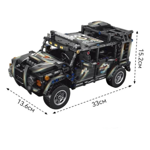 Конструктор позашляховика Technic Hummer 1:14 909 деталей чорний