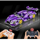 Конструктор спорткара на радіокеруванні Technic Lamborghini Cyber Punk 1:14 з підсвіткою 1280 деталей фіолетовий