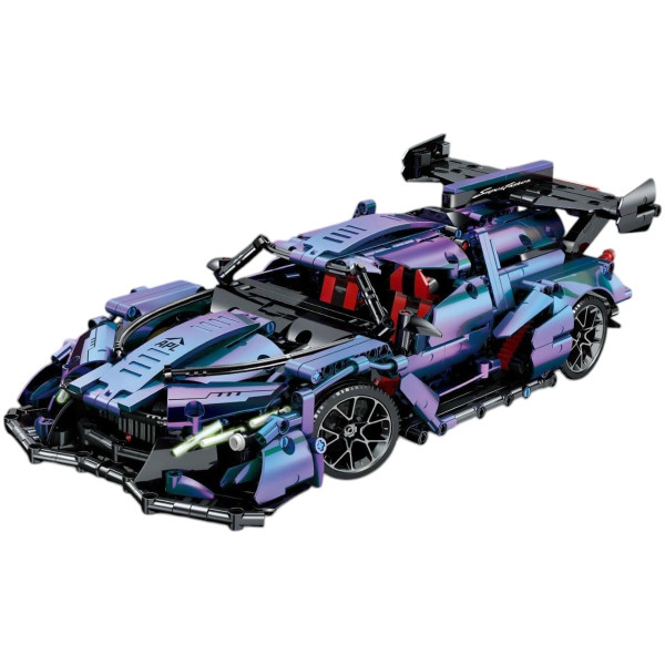 Конструктор суперкара Technic Apollo car 1:14 1000 деталей синій