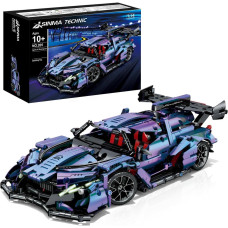 Конструктор суперкара Technic Apollo car 1:14 1000 деталей синій