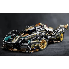 Конструктор суперкара Technic Velocity car 1:14 1148 деталей чорний