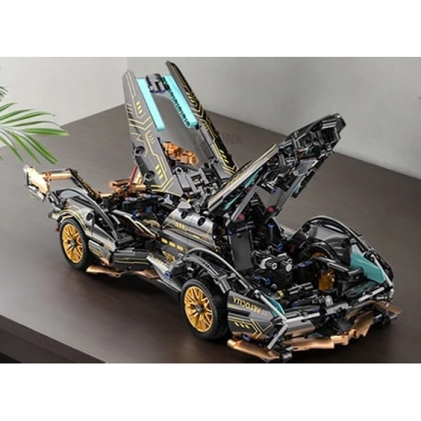 Конструктор суперкара Technic Velocity car 1:14 1148 деталей чорний