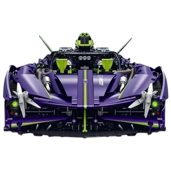 Конструктор спорткара на радіокеруванні GULY 10614 ABOL-EVO Technic 1:8 3909 деталей фіолетовий