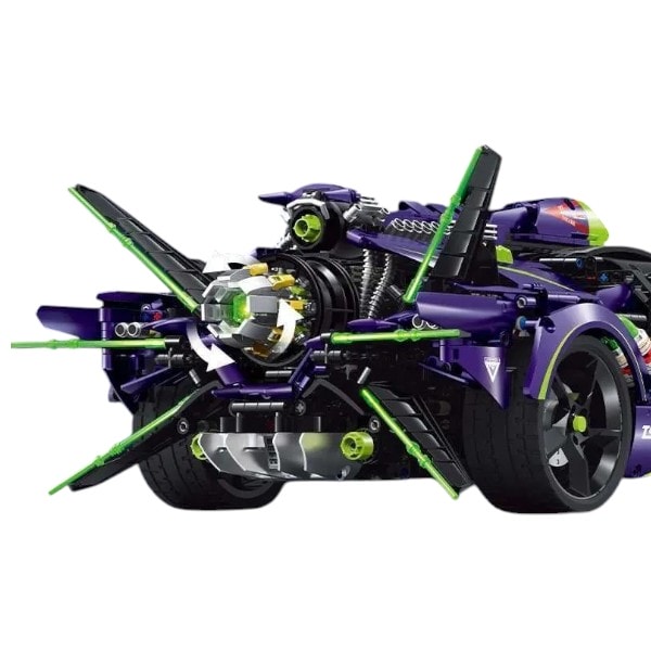 Конструктор спорткара на радіокеруванні GULY 10614 ABOL-EVO Technic 1:8 3909 деталей фіолетовий
