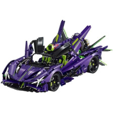 Конструктор спорткара на радіокеруванні GULY 10614 ABOL-EVO Technic 1:8 3909 деталей фіолетовий