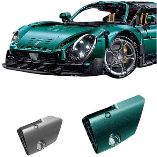 Конструктор спорткара на радіокеруванні GULY 10621 Alfa Romeo 33 Stradale Technic 1:8 4208 деталей зелений