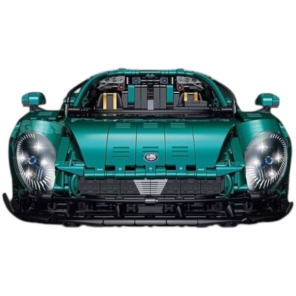 Конструктор спорткара на радіокеруванні GULY 10621 Alfa Romeo 33 Stradale Technic 1:8 4208 деталей зелений